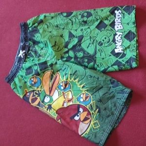 Angry Bird swim trunks boys size 8